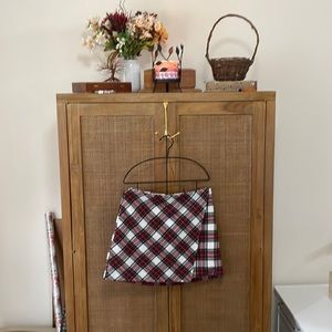 Wool plaid Hollister skirt